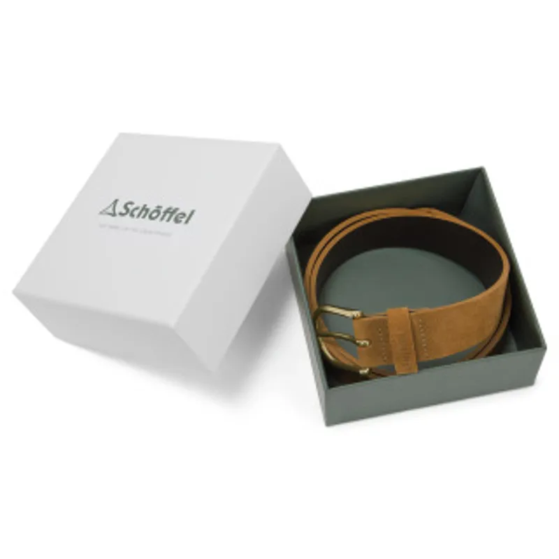 Schoffel Padley Suede Belt Camel-1